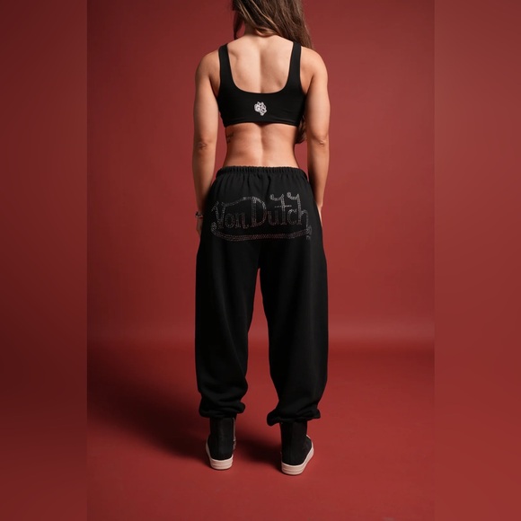 Darc Sport Pants - Y2KULTURE LOUNGER SWEAT PANTS IN BLACK